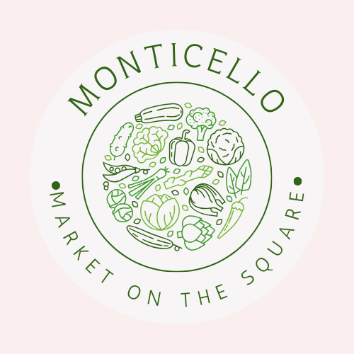 A poster for a market on the square in monticello georgia