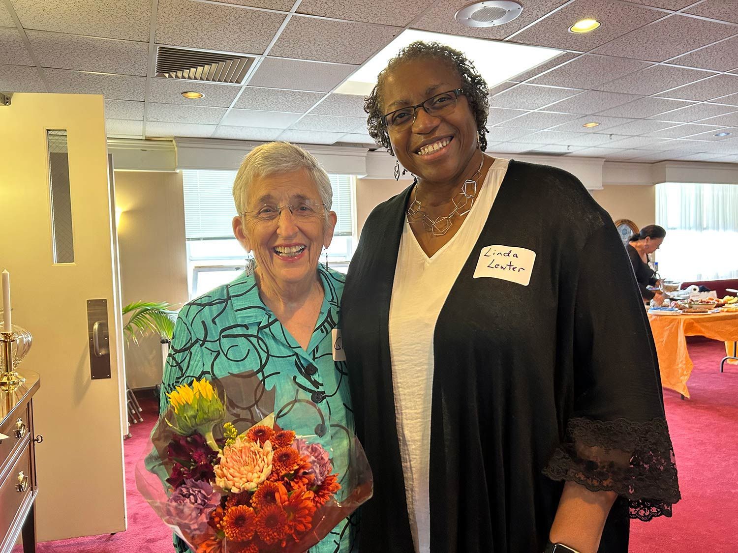 Coach and Senior Woman