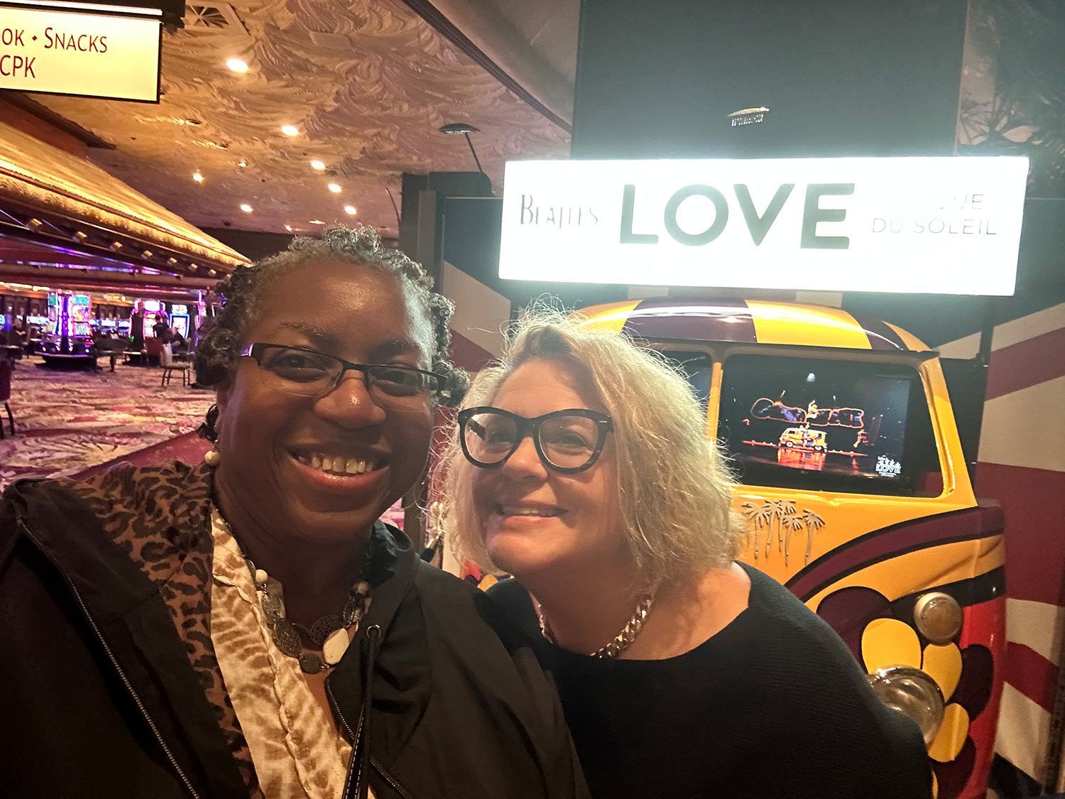 Happy Woman Posing Together for Picture