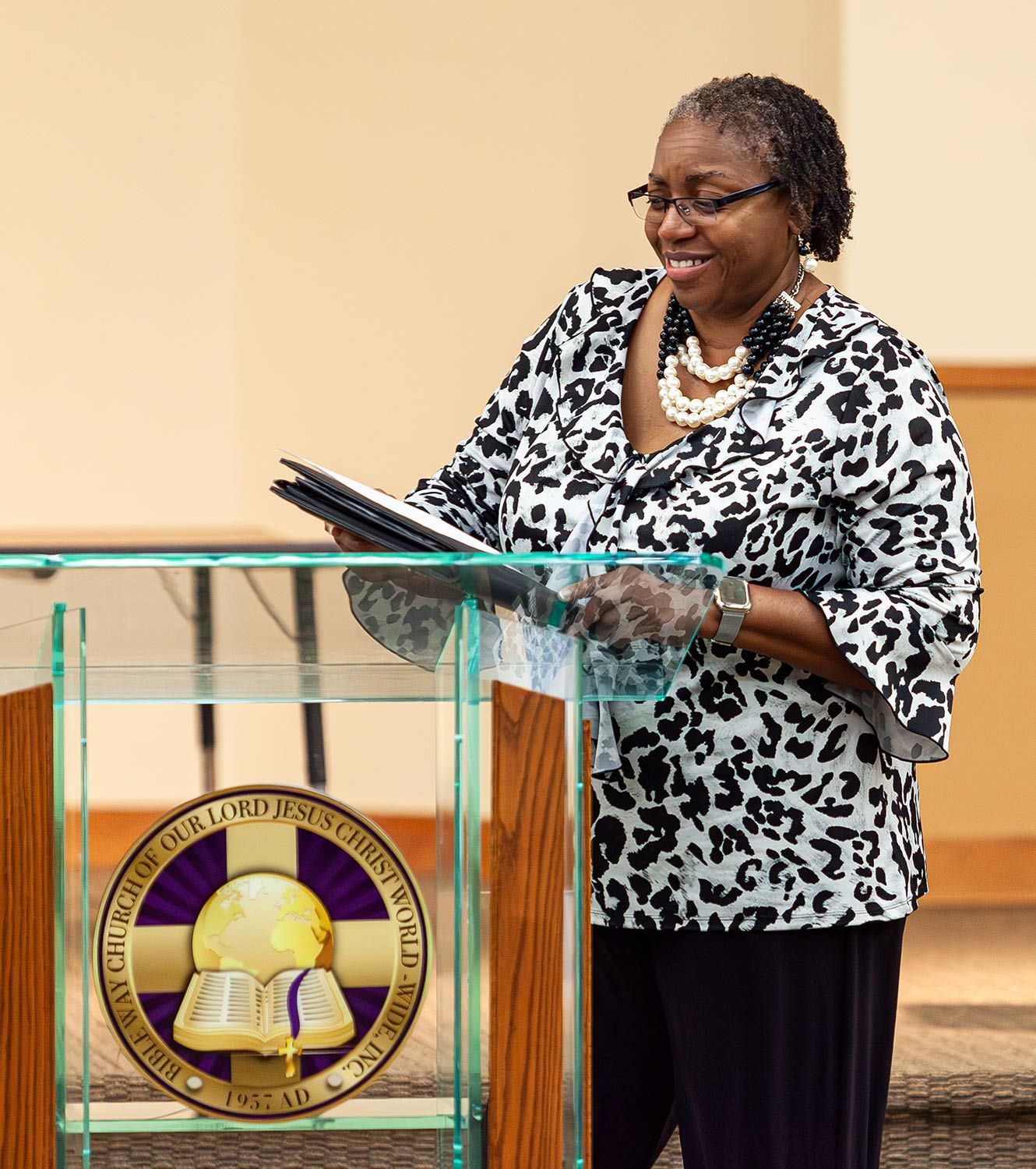 Coach Speaking in Front of People