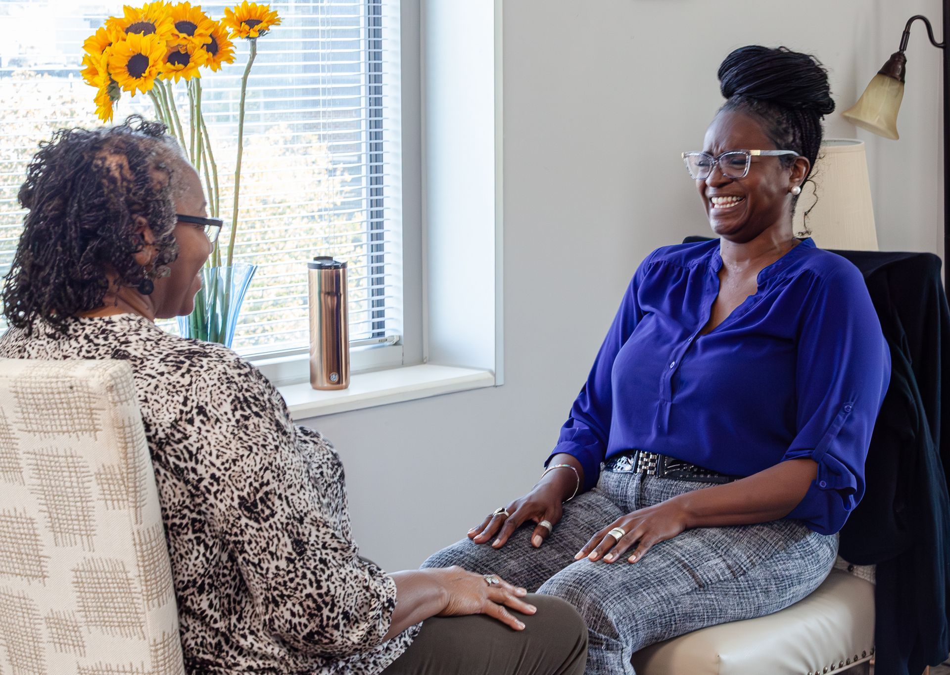 Couple Talking in Workshop