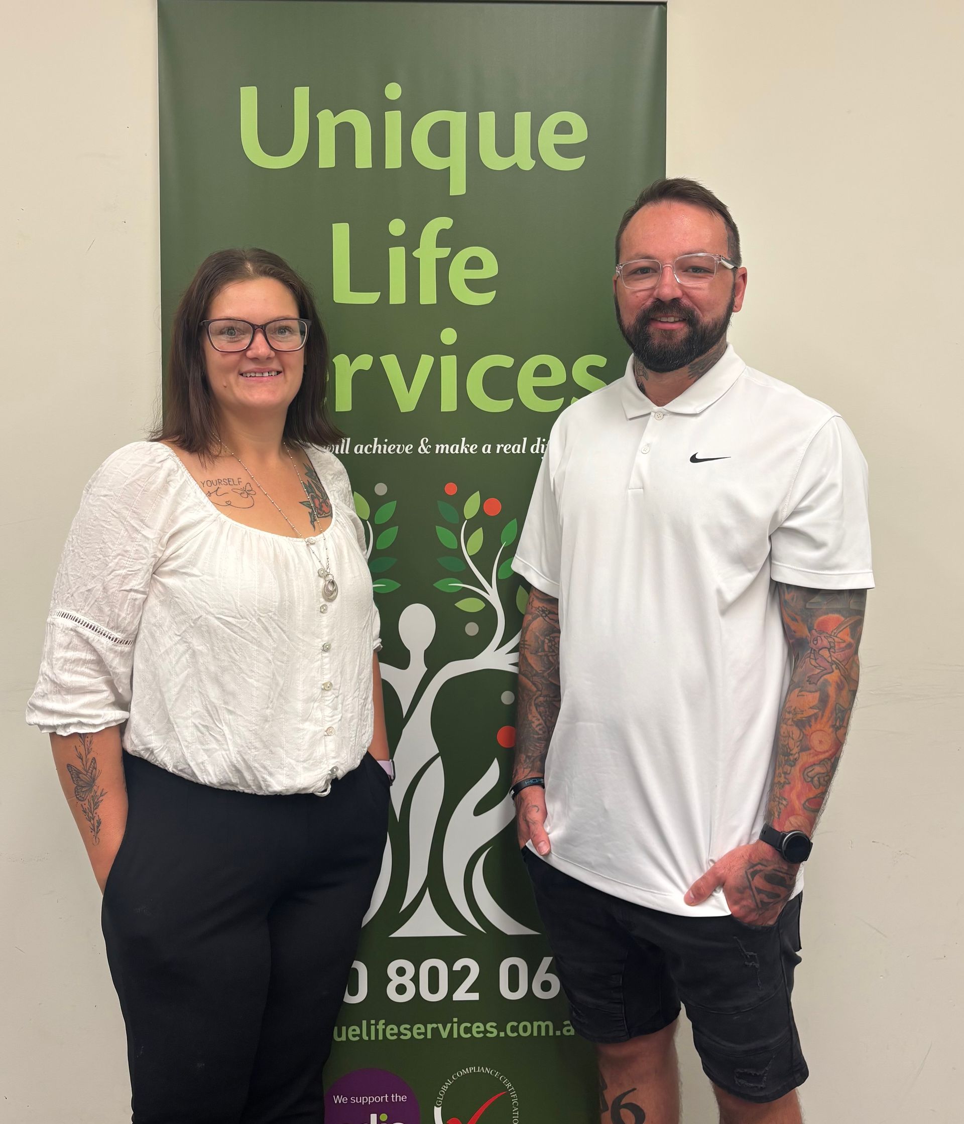 Kayla & Mike — Unique Life Services In Nelson Bay, NSW