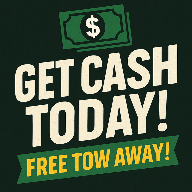 Cash for cars illustration