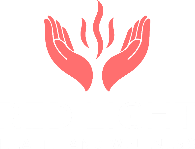 Pink hands cupping flames, white text below.