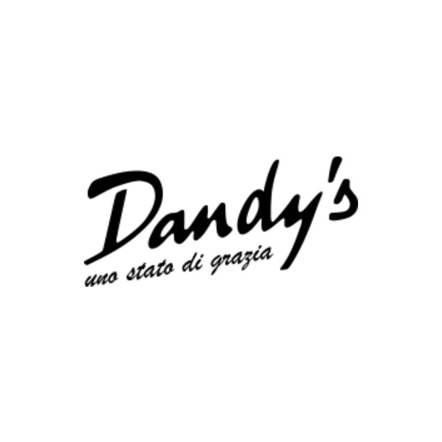 A black and white logo for dandy 's uno stato di grazia