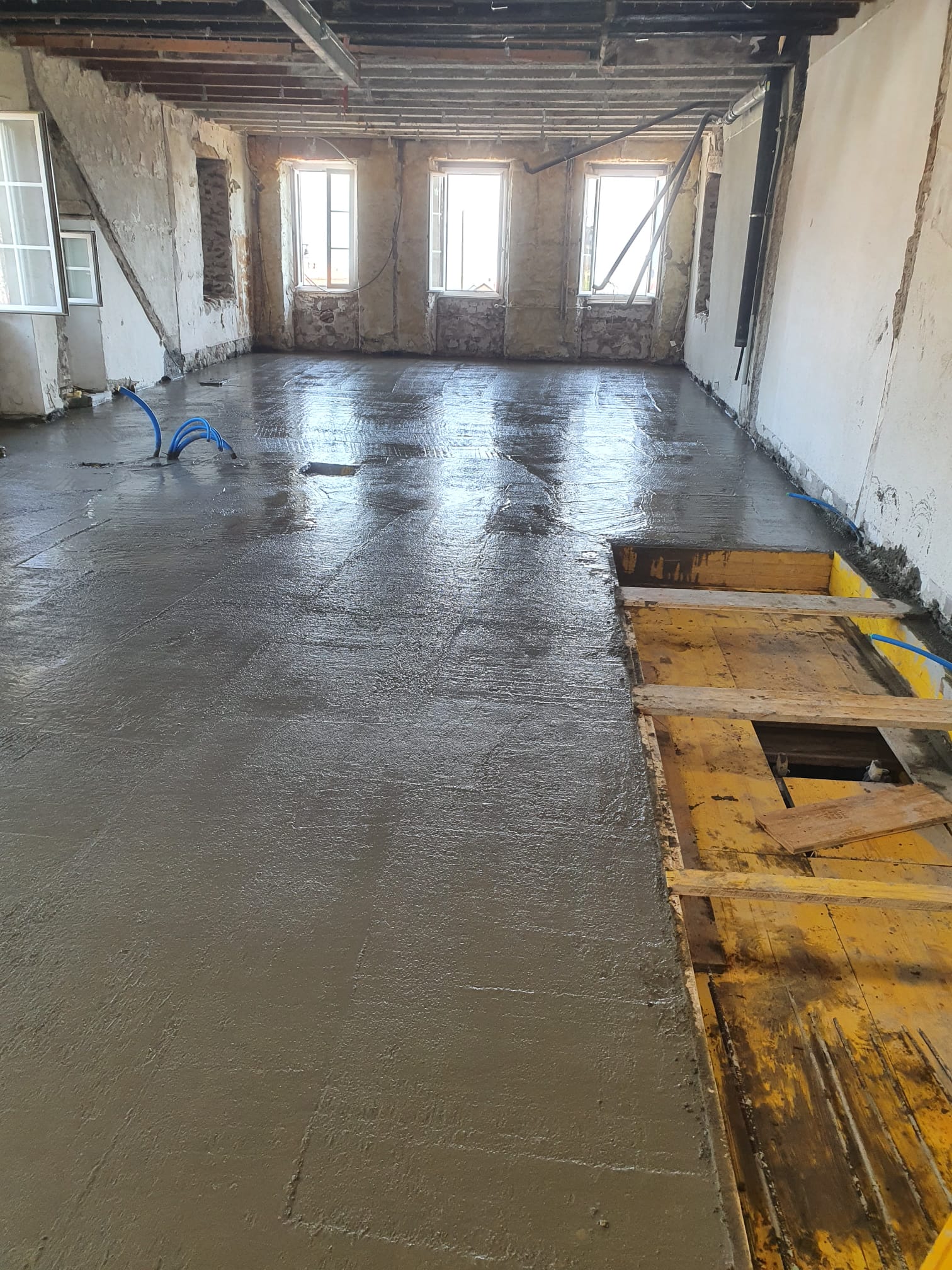 pose de béton ciré