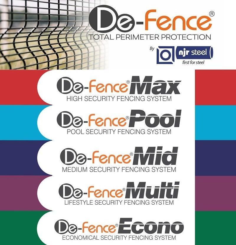 De-Fence range of fencing