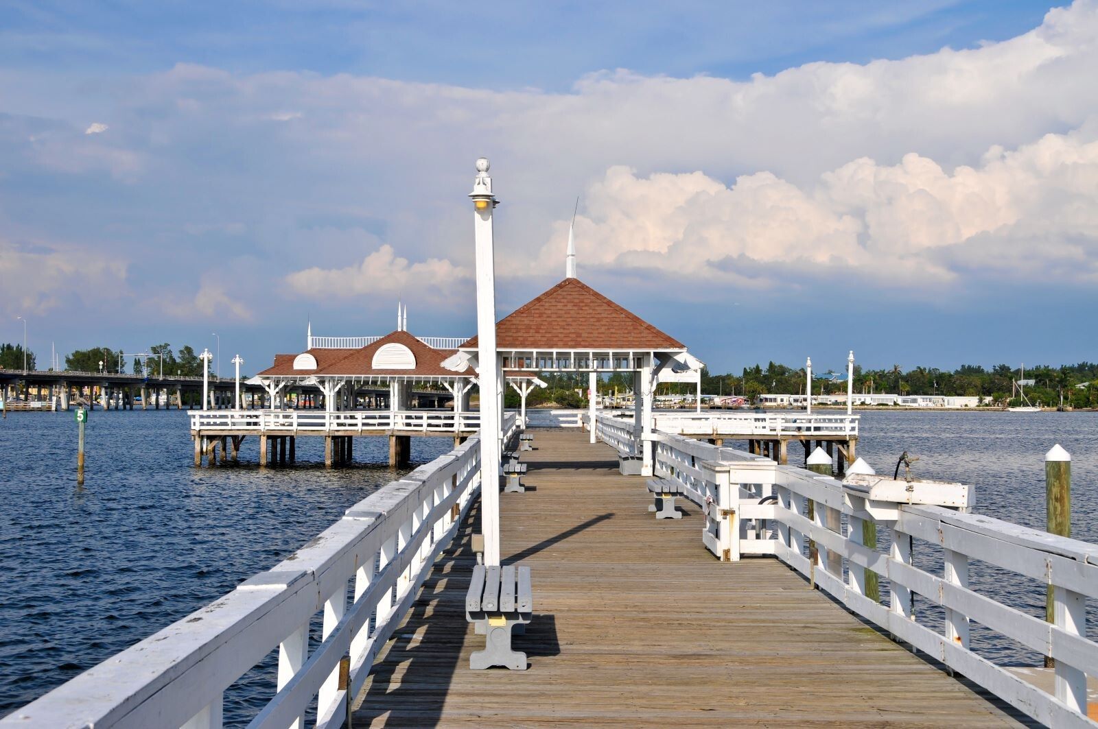 Bradenton Beach Pier for land-based fishing spot.