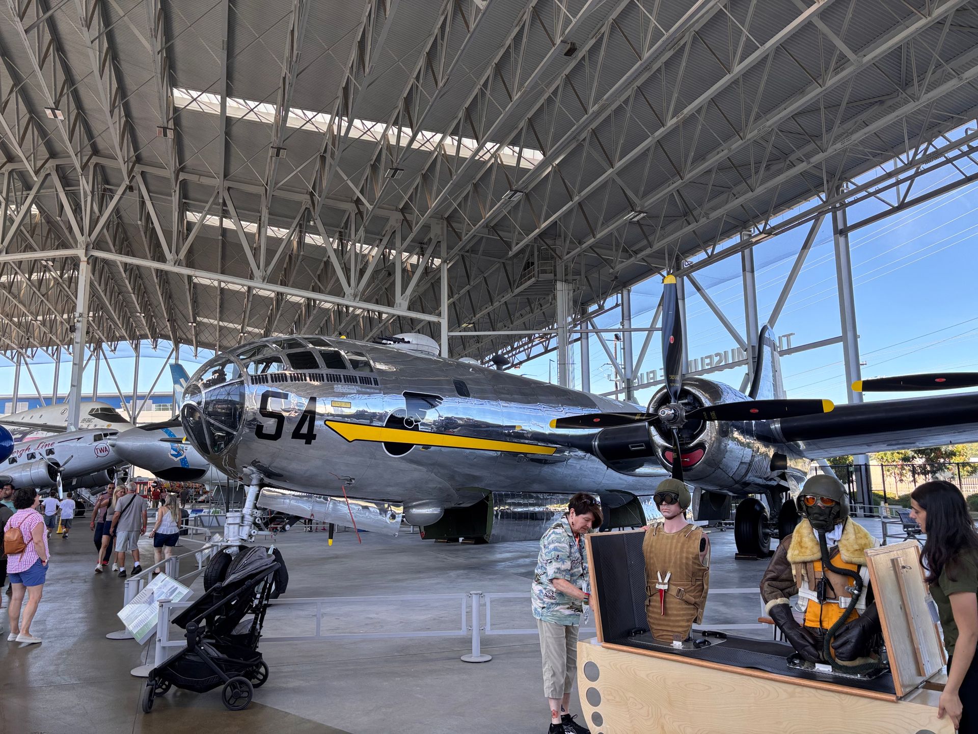 B-29 Bomber that was part of the Air Force One Detailing Project.