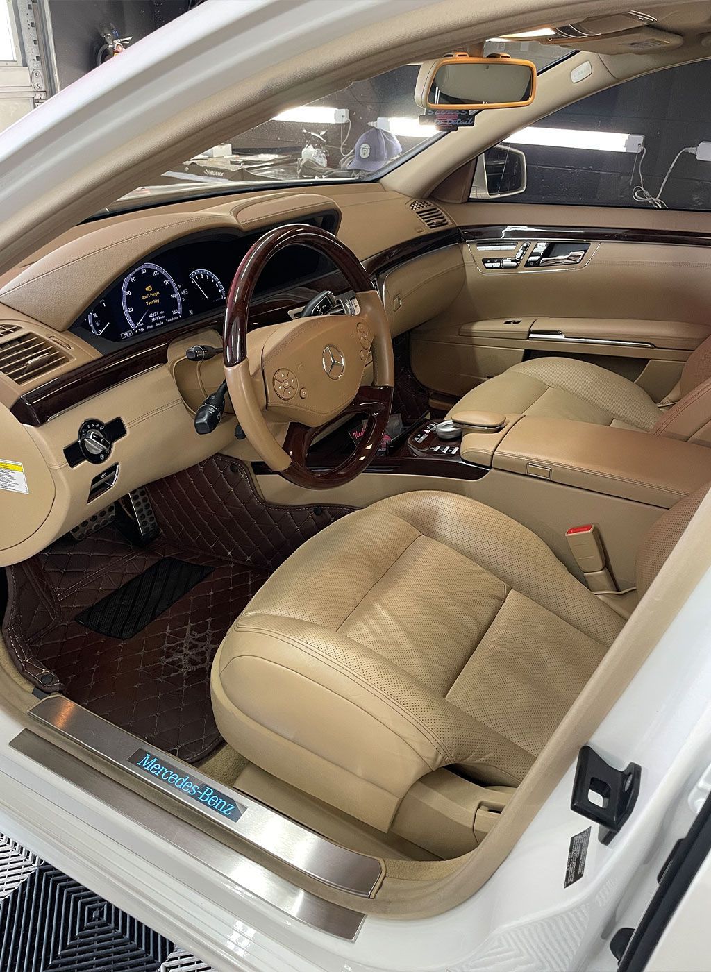 Mercedes Benz interior detailing in Lehi by Stokes Auto Spa.