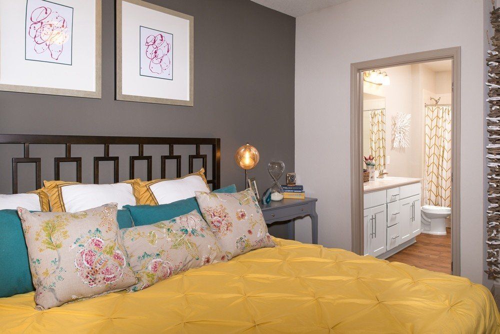 Bedroom at Silver Collection at Cosner's Corner in Fredericksburg, VA.