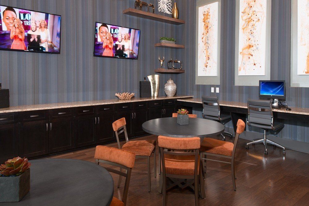 Clubhouse seating at Silver Collection at Cosner's Corner in Fredericksburg, VA.