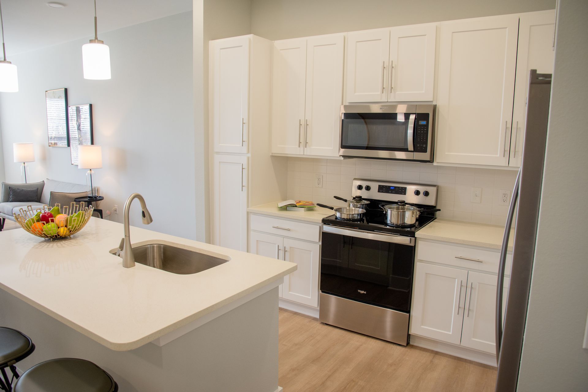 Kitchen at Silver Collection at Cosner's Corner in Fredericksburg, VA.