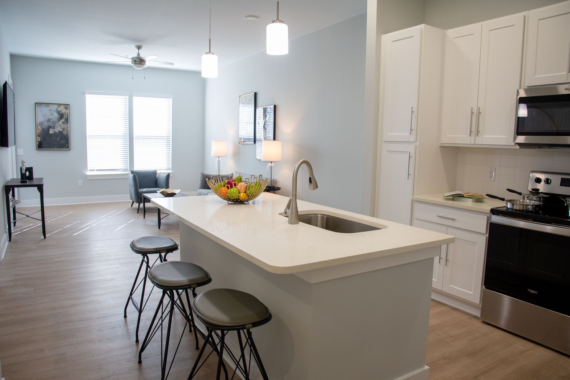 Kitchen at Silver Collection at Cosner's Corner in Fredericksburg, VA.