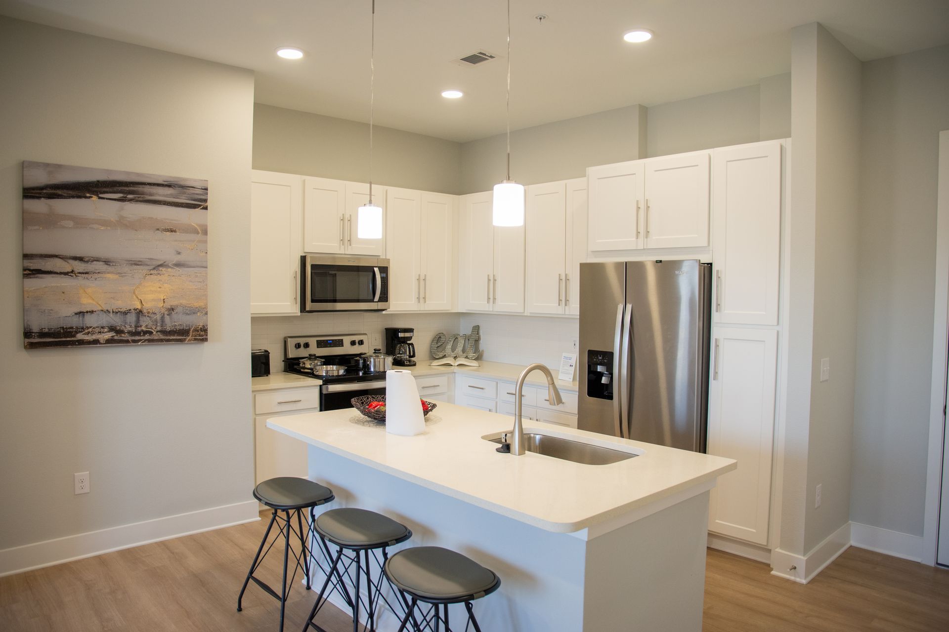 Kitchen at Silver Collection at Cosner's Corner in Fredericksburg, VA.