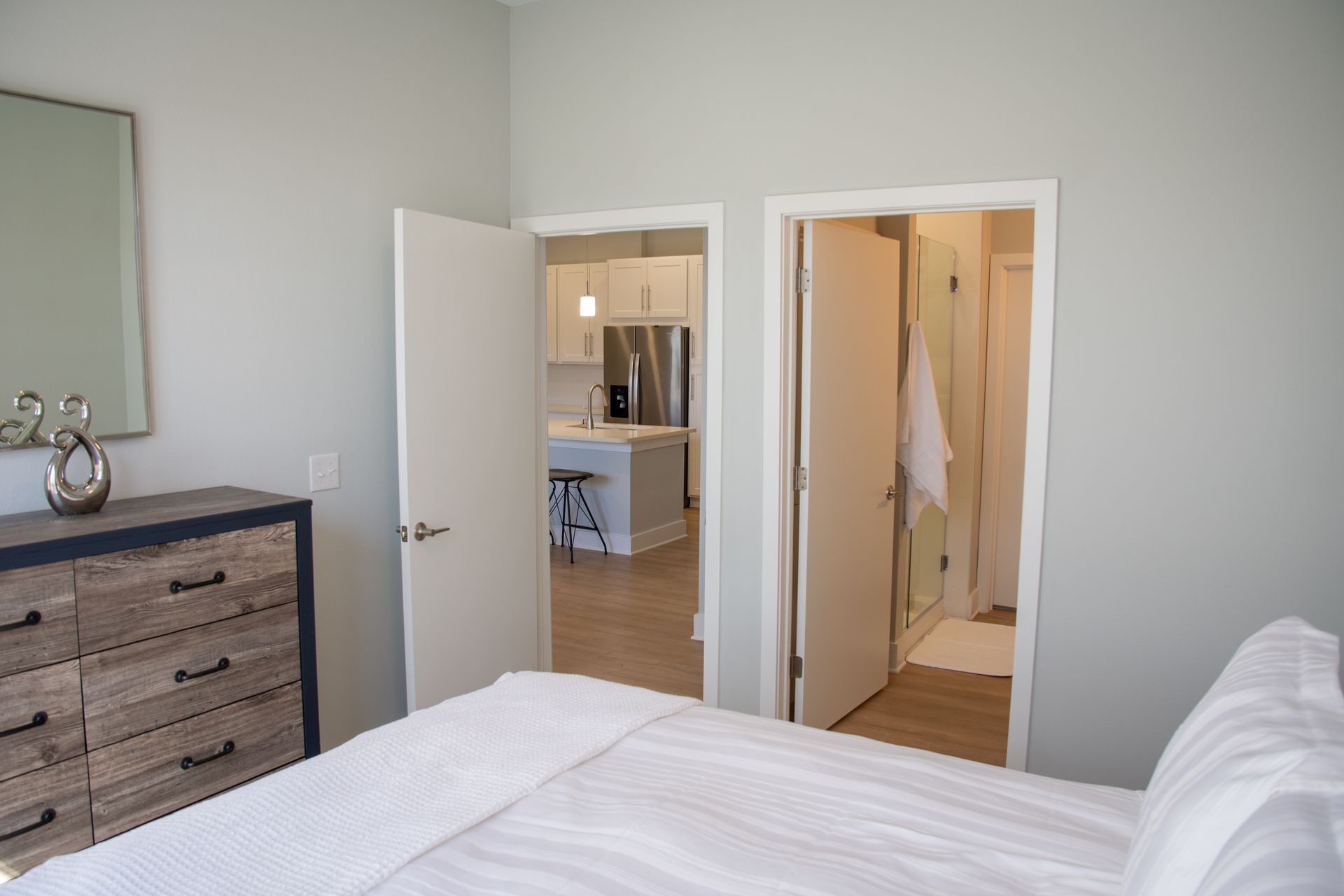 Bedroom at Silver Collection at Cosner's Corner in Fredericksburg, VA.