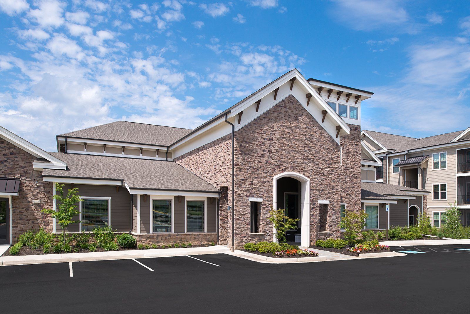 Exterior at Silver Collection at Cosner's Corner in Fredericksburg, VA.