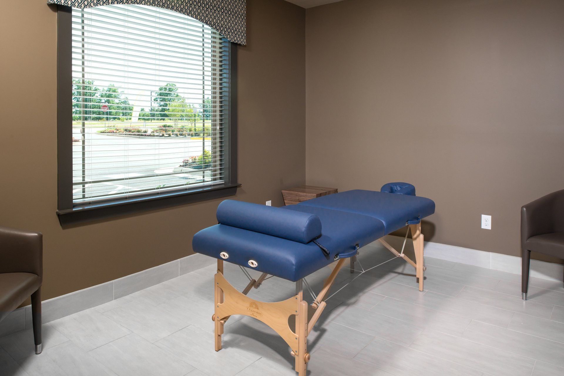 Massage table at Silver Collection at Cosner's Corner in Fredericksburg, VA.