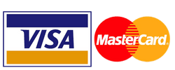 VISA, Mastercard logos