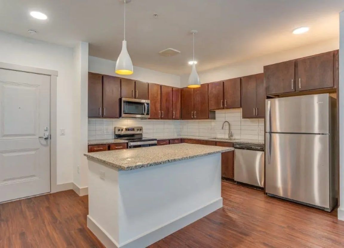 Kitchen at Valor at the Realm in Lewisville, TX.
