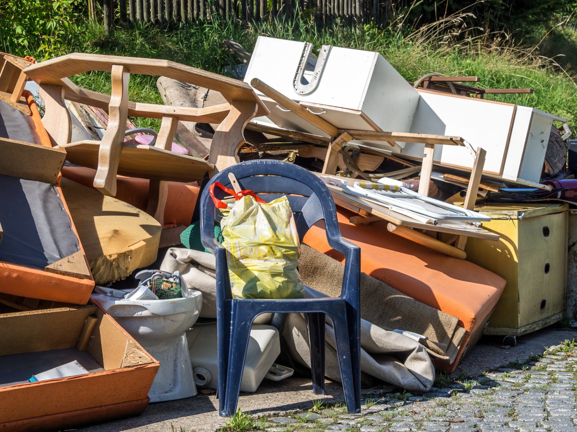 chair and other junks | Clovis, CA | Mr. Clean Junk Removal