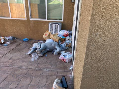 house junks on floor | Clovis, CA | Mr. Clean Junk Removal
