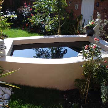 Pond with walls