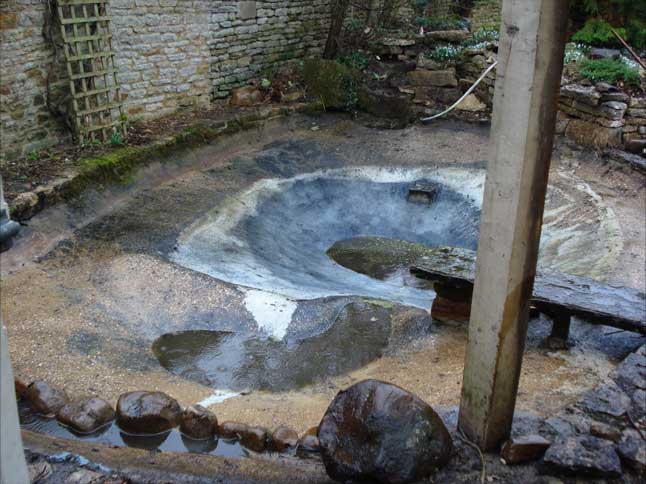 pond being repaired