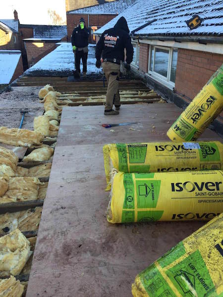 Flat roofing professionals Sandbach