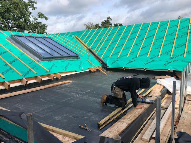 Slate roof renewal by Just Roofs Cheshire, Sandbach