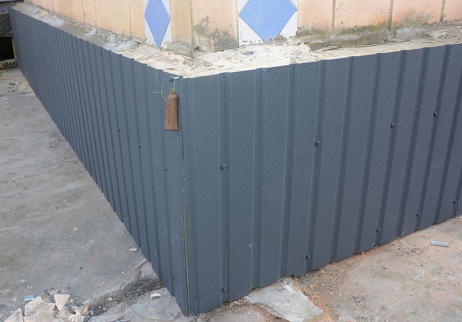 newly installed vapor barriers