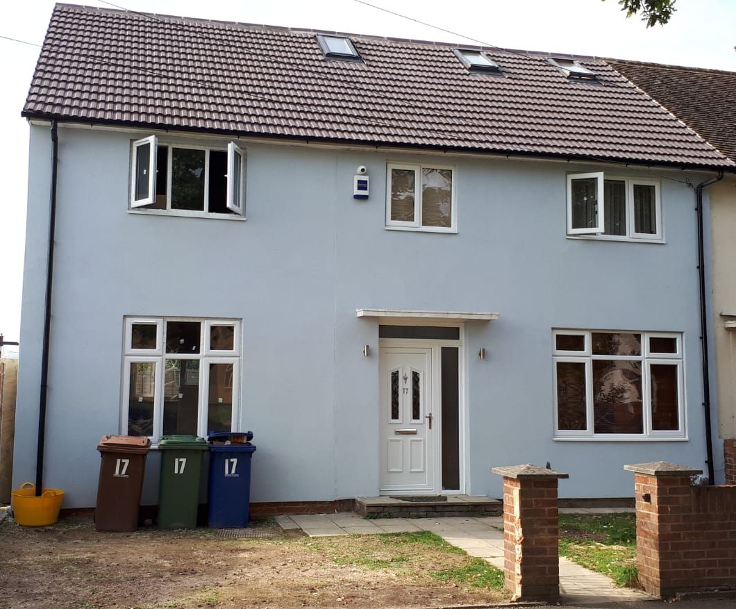 Exterior front house in London 