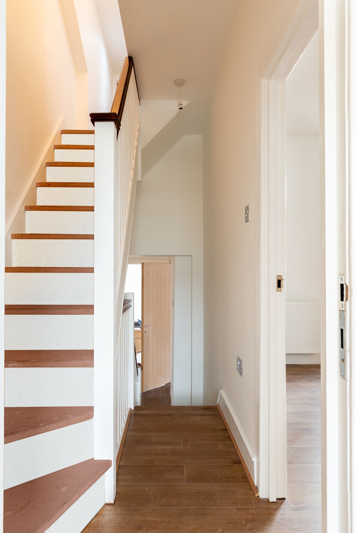 Bespoke staircase installation for a new loft conversion in Walthamstow E17 by Ibex Builders.
