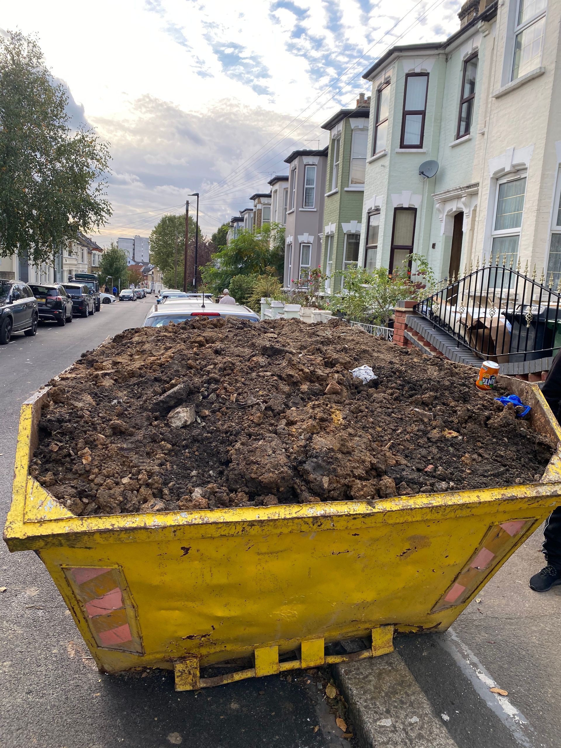 Site clearance and waste management by Ibex Builders for an E17 home renovation project. 