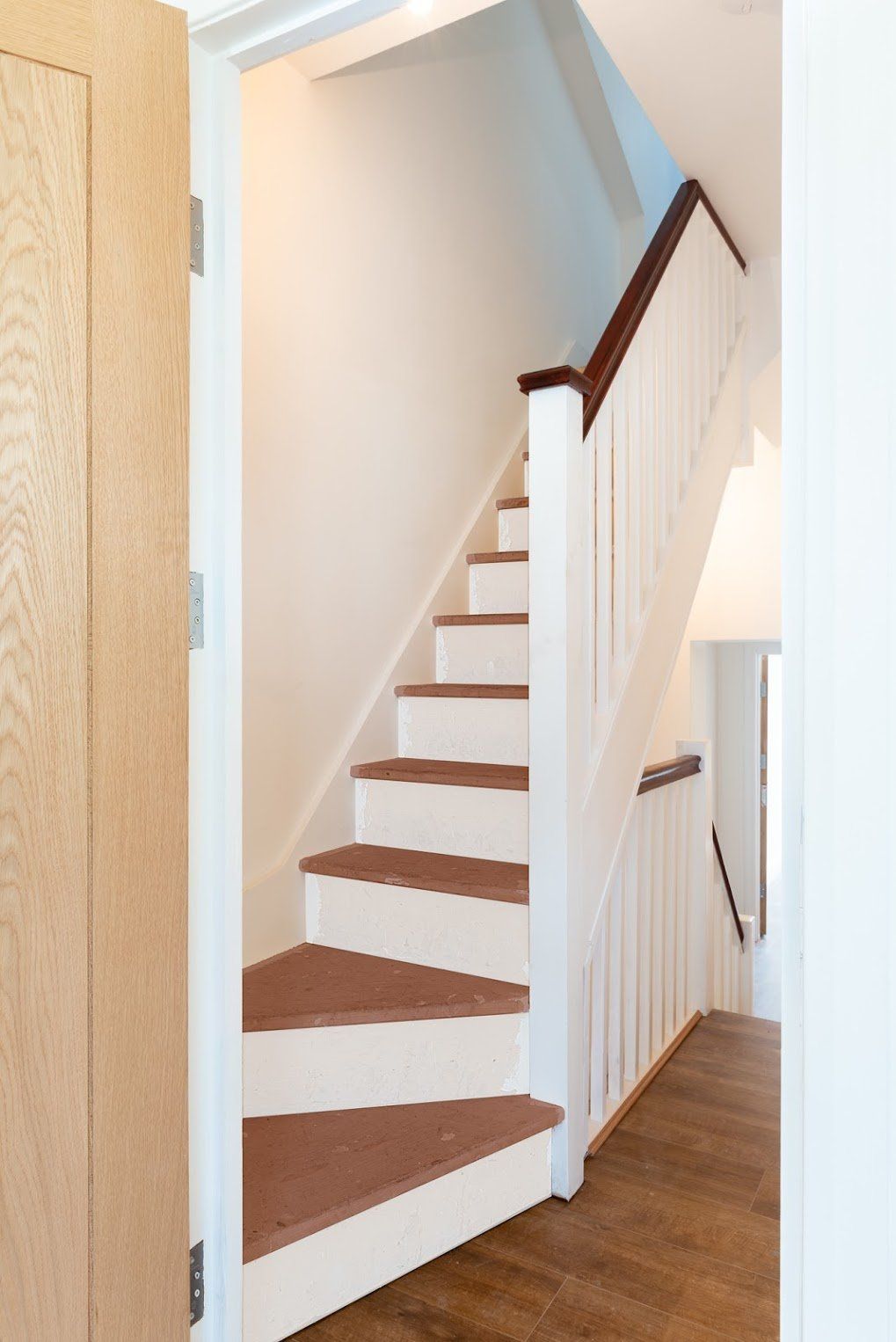 New staircase installation as part of a Walthamstow loft conversion by Ibex Builders.