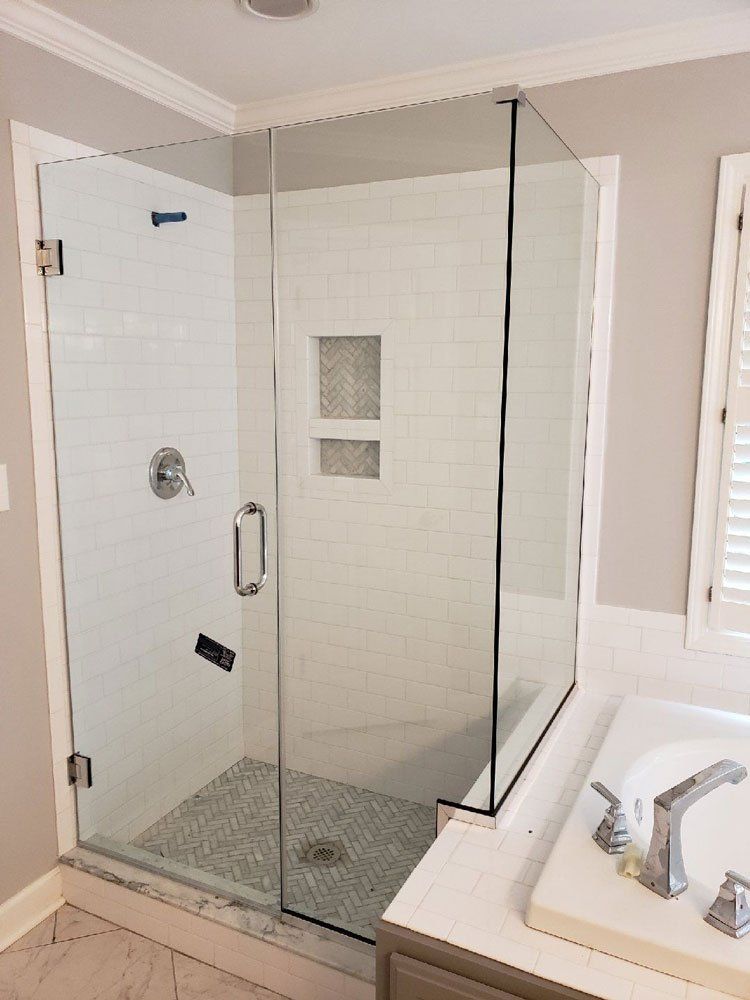 New Shower Area — Burlington, NC — Alamance Glass Inc.
