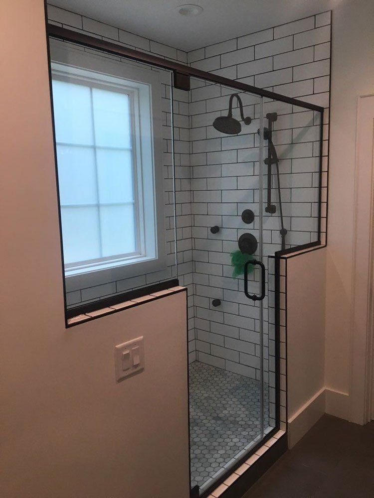 Modern Shower Area — Burlington, NC — Alamance Glass Inc.