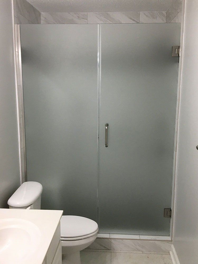 Tinted Shower Door — Burlington, NC — Alamance Glass Inc.