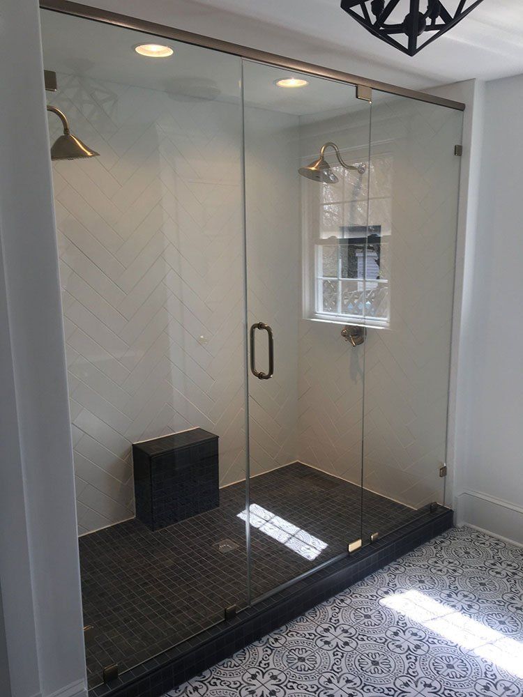 Big Shower Area — Burlington, NC — Alamance Glass Inc.