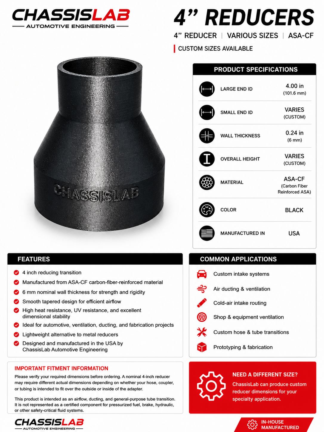 4-Inch Reducer