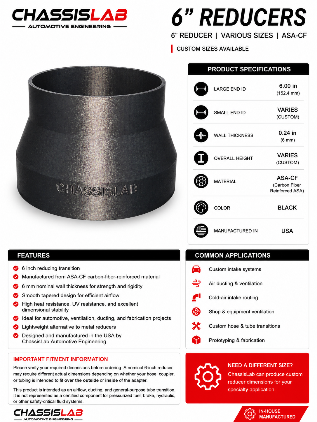6-Inch Reducers