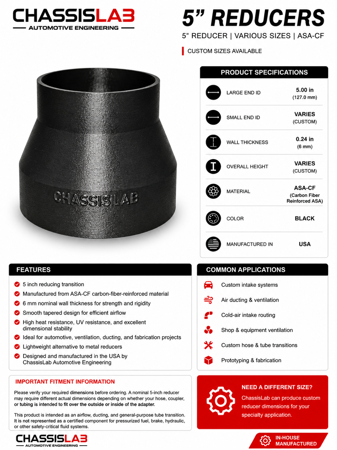 5-Inch Reducers