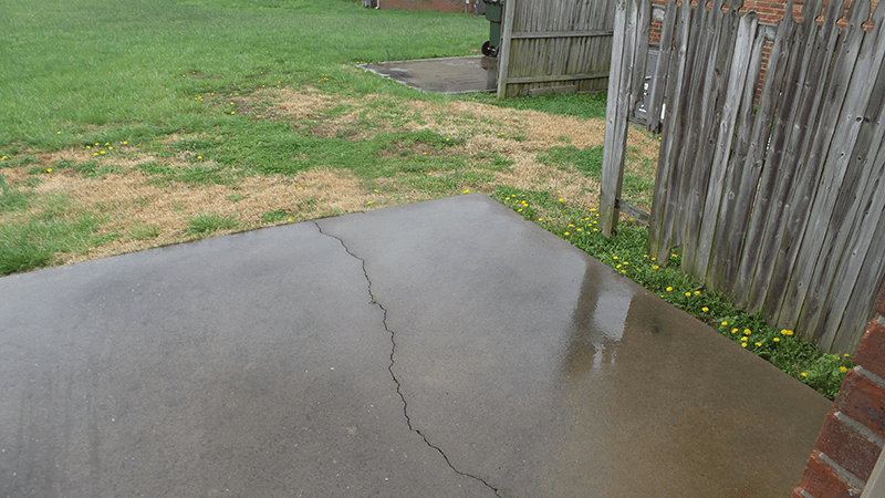 Subdivision/Developments — Cracked Cement Floor near Lawn Yard in Murray, KY