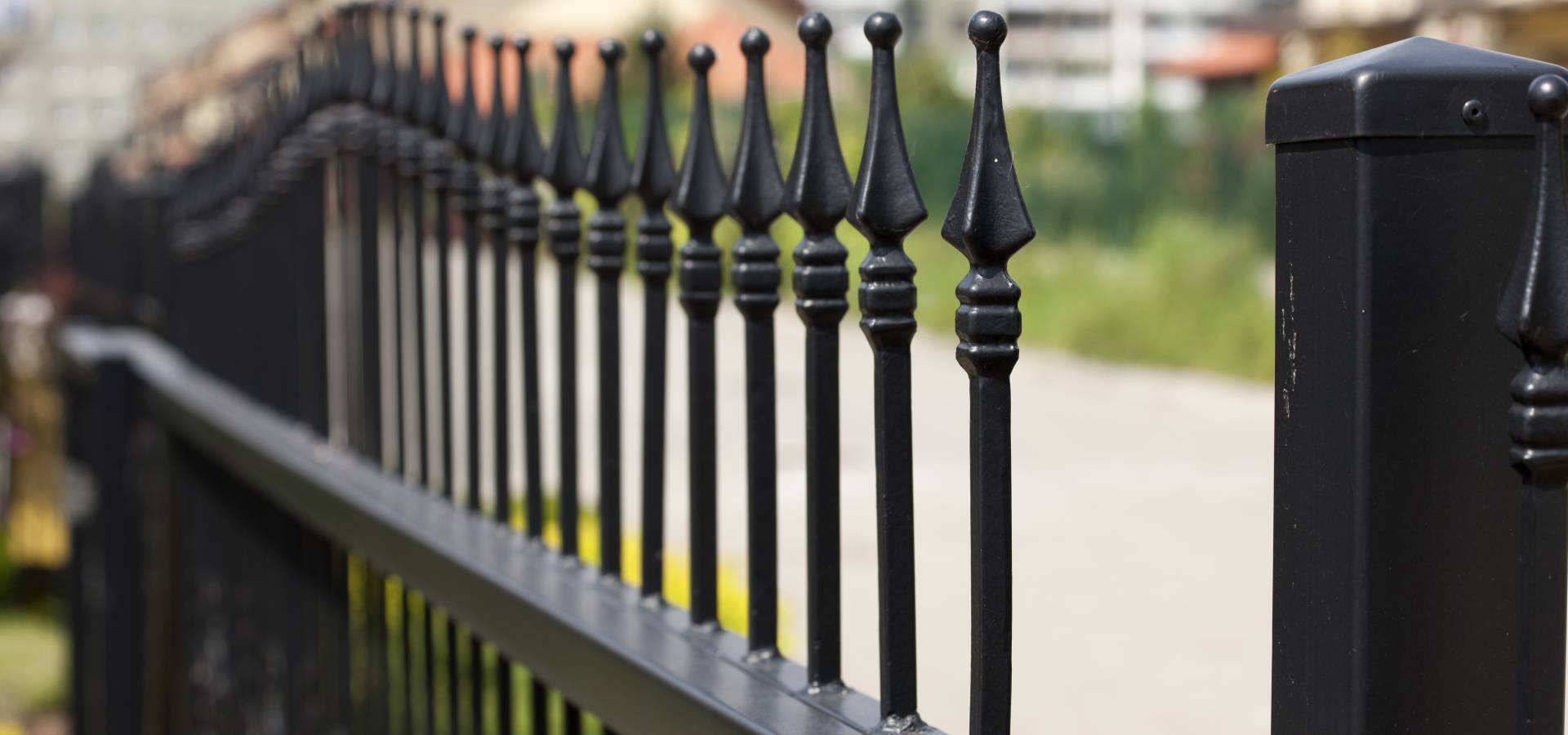 dettaglio superiore cancello in ferro