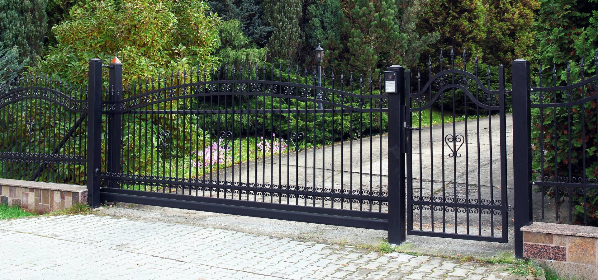 Cancello in ferro battuto