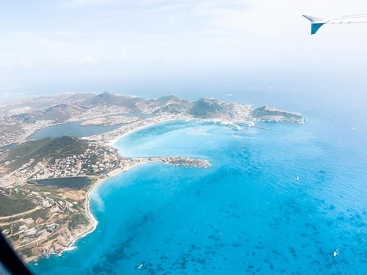 Aerial image of st maarten