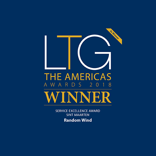 blue and yellow LTG the americas awards 2018 winner