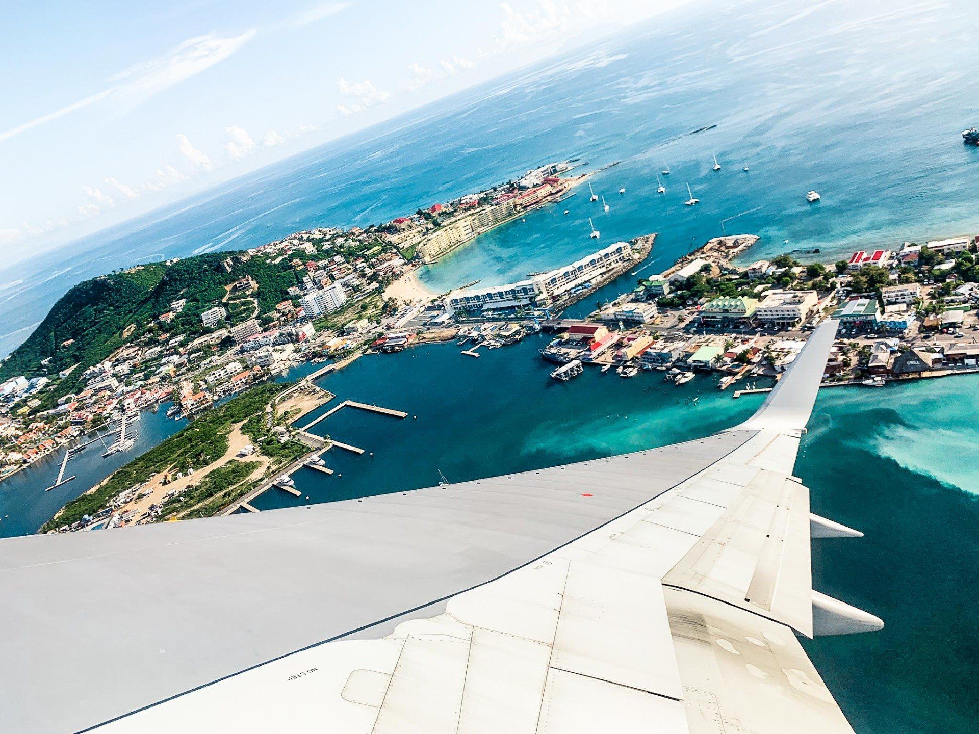 Aerial image of st maarten