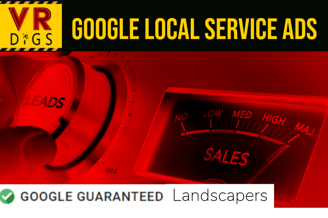 Google Local Service Ads for Landscaping Contractors Graphic