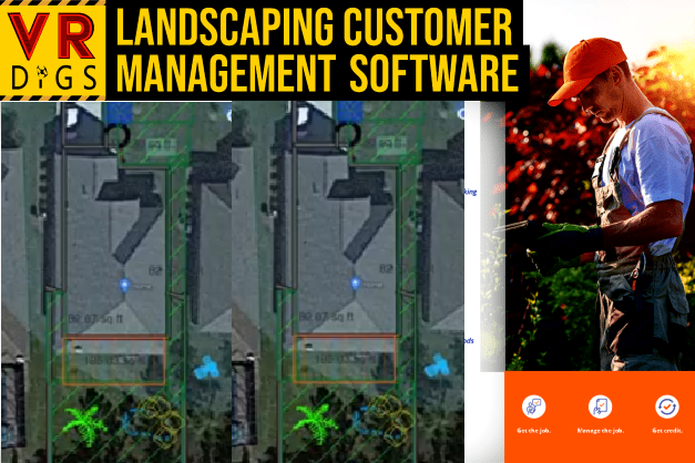 landscaping customer management software infographic